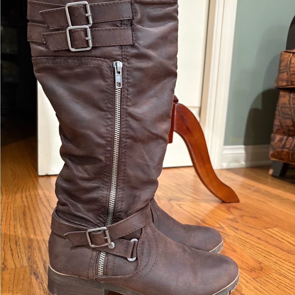 Dark Brown Winter Boots - Picture 2 of 5